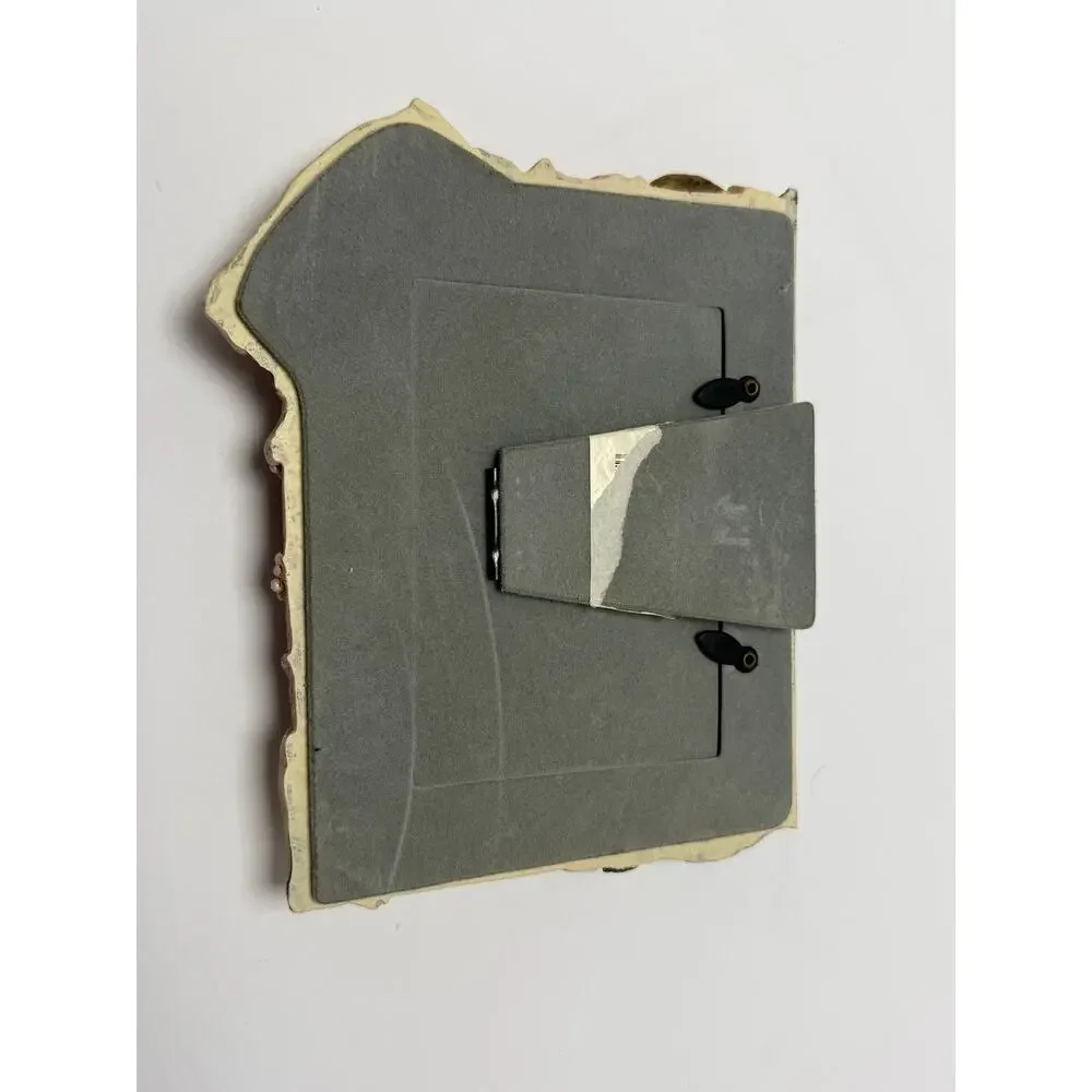 Vintage Victorian Vanity Dressing Table Picture Frame Resin 4x6 Photo Holder